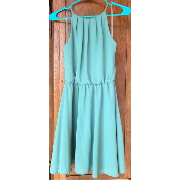*SOLD* Fabulous Pale Green Short Dress {Francesca’s / Size Small / EUC} - Picture 1 of 5